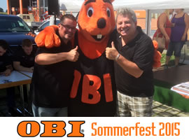 Pfeff bei OBI Sommerfest mit den Starbulls